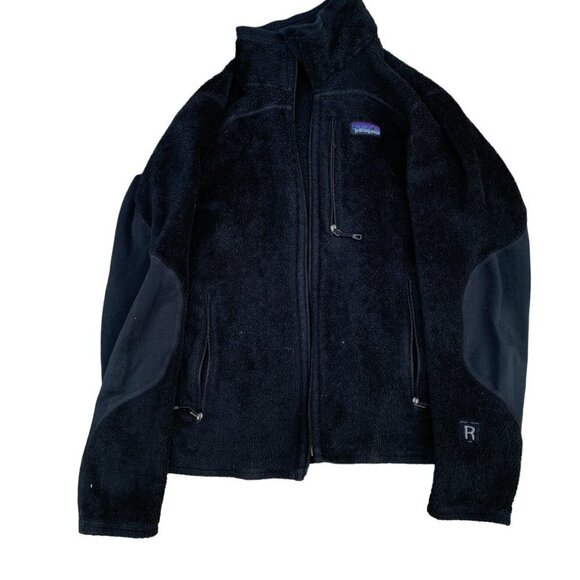 BUNDLE of 2 Patagonia Fleece Jacket Sweaters - Red and Black - BROKEN ZIPPERS - Picture 13 of 16